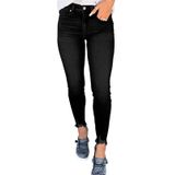 Jeans Shewin Fashion Shaping, Magras, De Cintura Alta, Negras