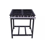 Fogao Industrial 4 Bocas 2qs 2qd 30x30 Linha Extra Baixa Pressao Venancio E4