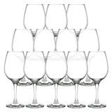 Taça De Vidro Barone Para Vinho 385ml 12 Unidades