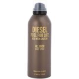Água De Cheiro Masculina Diesel Fuel For Life All Over Spray Corporal 163.9g