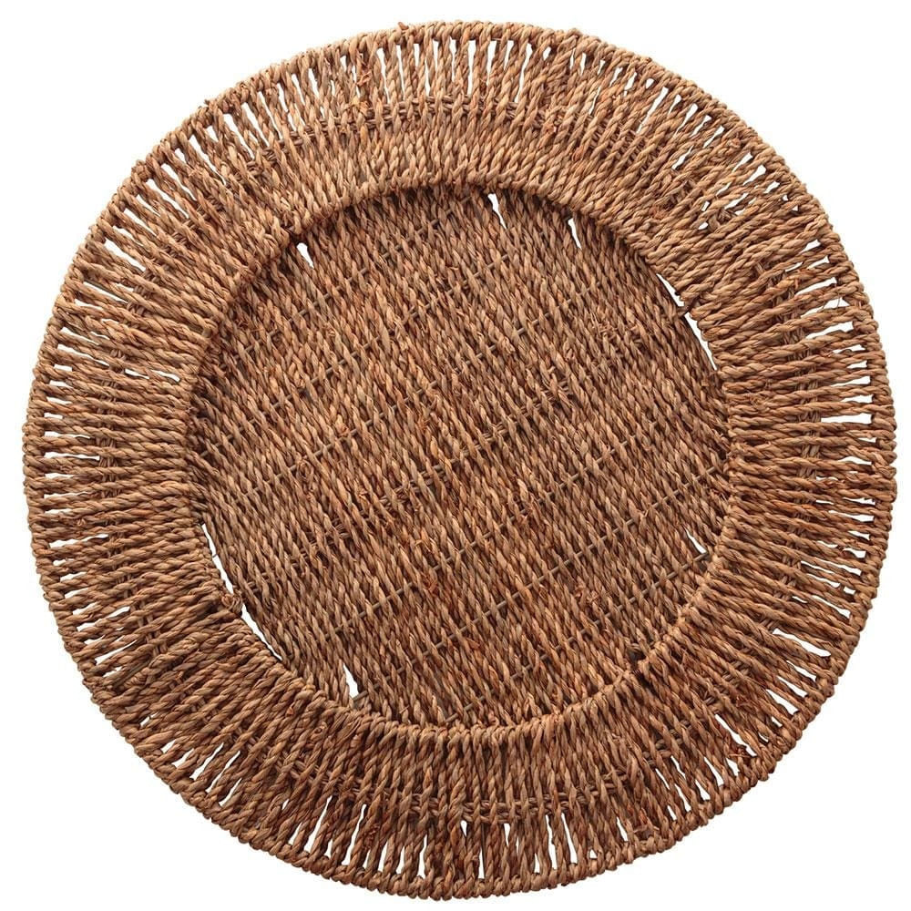 Sousplat De Fibra Wolff Mesa Natural - 38 Cm