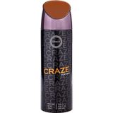 Água De Cheiro Masculina Armaf Craze Spray Corporal 200ml