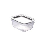 Pote Hermético Com Travas 550ml Plasútil Borracha Cozinha Modular Conservação Comida Versátil Cores