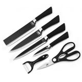 Kit De Facas Premium Em Plástico Resistente Corte Com Estilo E Segurança