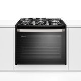 Fogão Electrolux De Embutir 5 Bocas Experience Com Mesa De Vidro E Tripla Chama Preto Fe5ep - 127v