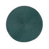 Jogo De Lugar Americano Redondo Em Polipropileno Com 4 Peças 38cm Rafimex Verde Escuro
