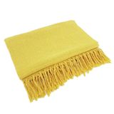 Manta Para Sofá Tipo Manta Capa De Sofá 2,40 X 1,80 Amarelo