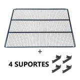 Prateleira Grade E 4 Suportes Preto P/ Vrs16 E Ccv315 Imbera