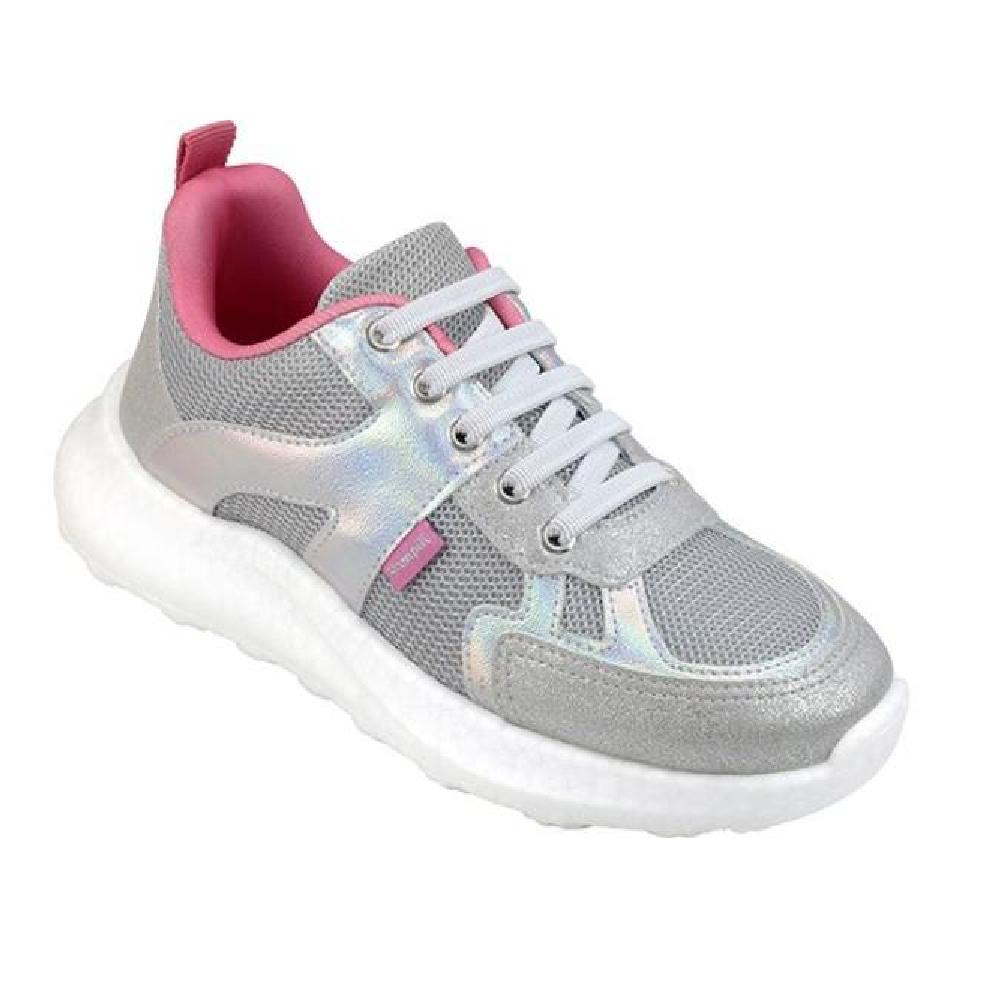 Tenis Pampili Bubble Ref 746.015 Prata 030