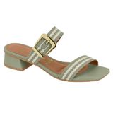 Sandalia Vizzano Salto Bloco Ref 6454.130.7663 Verde/branco Of/verde 036