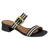 Sandalia Vizzano Salto Bloco Ref 6454.130.7663 Preto/branco Of/preto 034