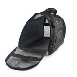Mala Bolsa Transporte Avião Carro Nylon Cachorro Gato Preta