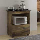 Balcão Para Cooktop Salvia 4 Bocas Kaiki Móveis Ipê