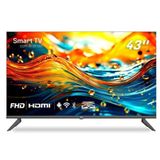 Smart TV HQ 43 Full HD Tela Sem Bordas Android 12 Design Slim HQS43NKHM