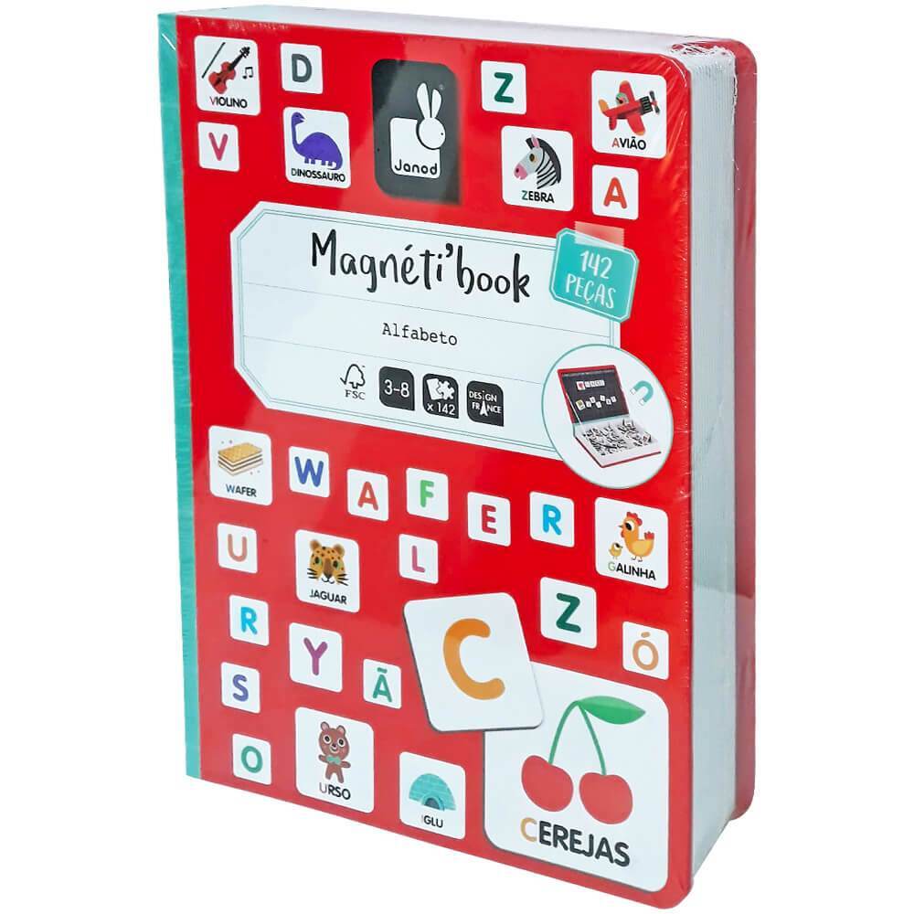 Livro Magnetico Aprendendo Alfabeto Janod