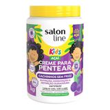 Creme De Pentear Salon Line Kids Açai Cachinhos Sem Frizz
