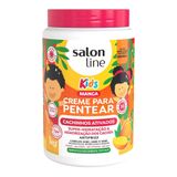 Creme De Pentear Salon Line Kids Manga Cachinhos Ativados 1kg