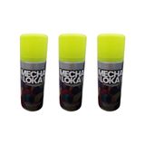 Tinta Temporaria Cabelo Mecha Loka 125ml Amarelo Neon-3un