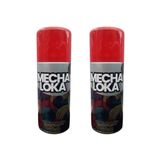 Tinta Temporaria P/cabelo Mecha Loka 125ml Vermelho Neon-2un