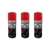 Tinta Temporaria P/cabelo Mecha Loka 125ml Vermelho Neon-3un