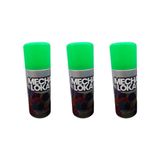 Tinta Temporaria Cabelo Mecha Loka 125ml Verde Neon - 3un