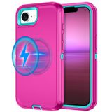 Capa De Telefone I-honva Para Iphone 16e À Prova De Choque Rosa De Corpo Inteiro