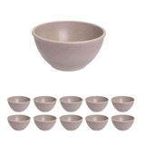 10un Tigela 300ml Bowl Cumbuca Sopa Caldo Cinza