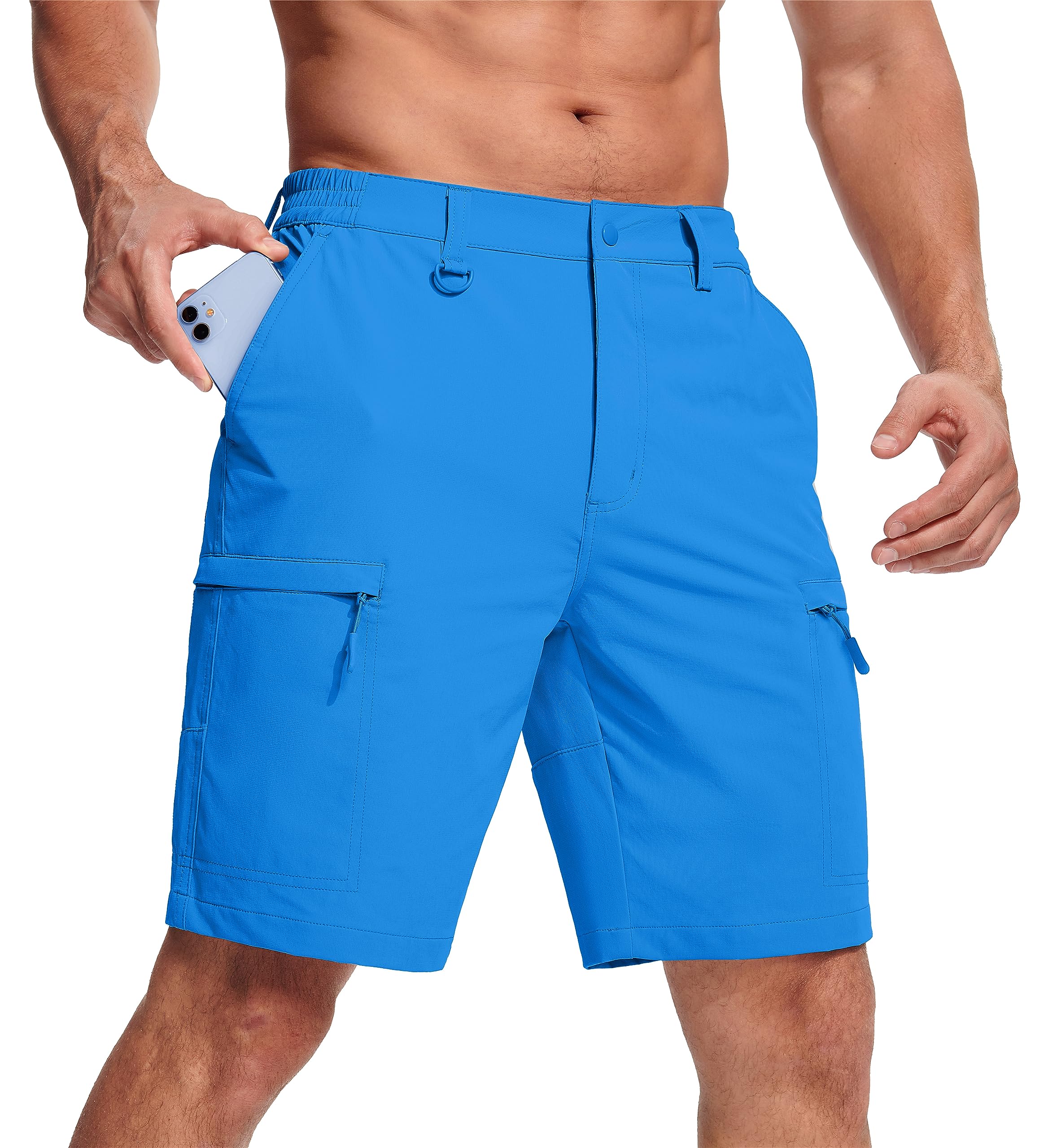 Calções De Carga Magcomsen Quick Dry Water Resistant Men Azure