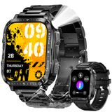 Relógio Inteligente Dealark Military 2.0" Com Tela Led, Lanterna Led Masculina