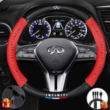 Tampa De Volante Napaa Leather &amp; Carbon Fiber Infiniti
