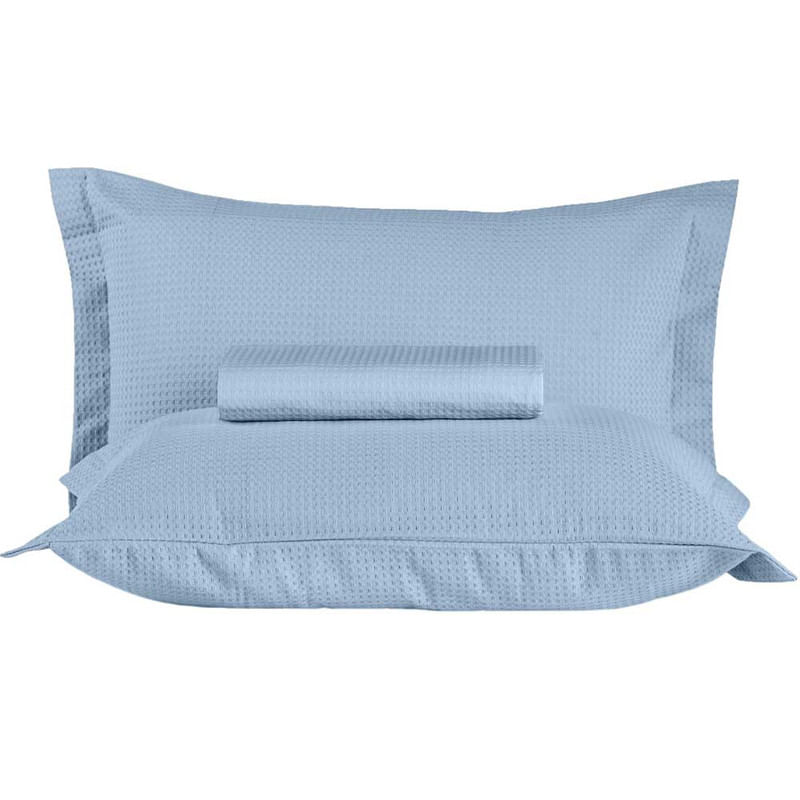 Kit Colcha Queen 100% Algodão Piquet Gênova Teka 3 Peças