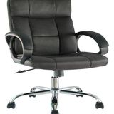 Cadeira Escritório Veludo Black Ergonomic Soft Até 120kg