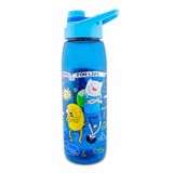 Garrafa De Água Silver Buffalo Adventure Time Bros For Life 800 Ml