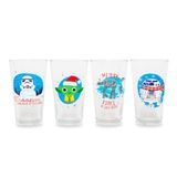 Conjunto De Copos De Cerveja Star Wars Holiday Fun 473 Ml X4 Silver Buffalo
