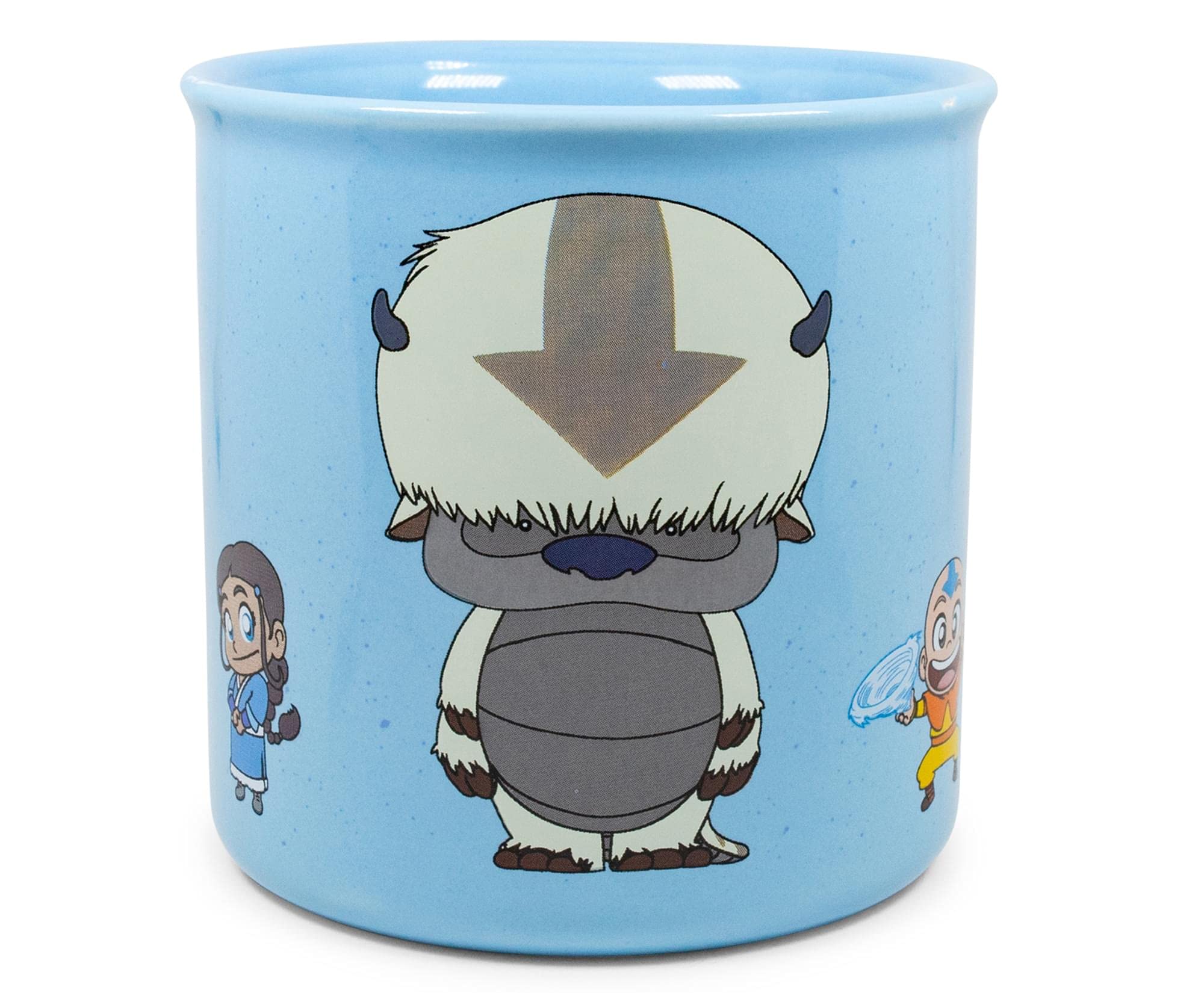 Caneca Camper Silver Buffalo Avatar: O Último Mestre Do Ar Chibi