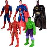 Quinteto Bonecos Heróis De 29cm Vingadores E Liga Da Justiça