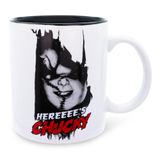 Caneca Silver Buffalo Child&#39;s Play Here&#39;s Chucky 600ml