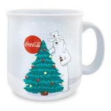 Caneca Silver Buffalo Coca-cola Holiday Polar Bears 600ml