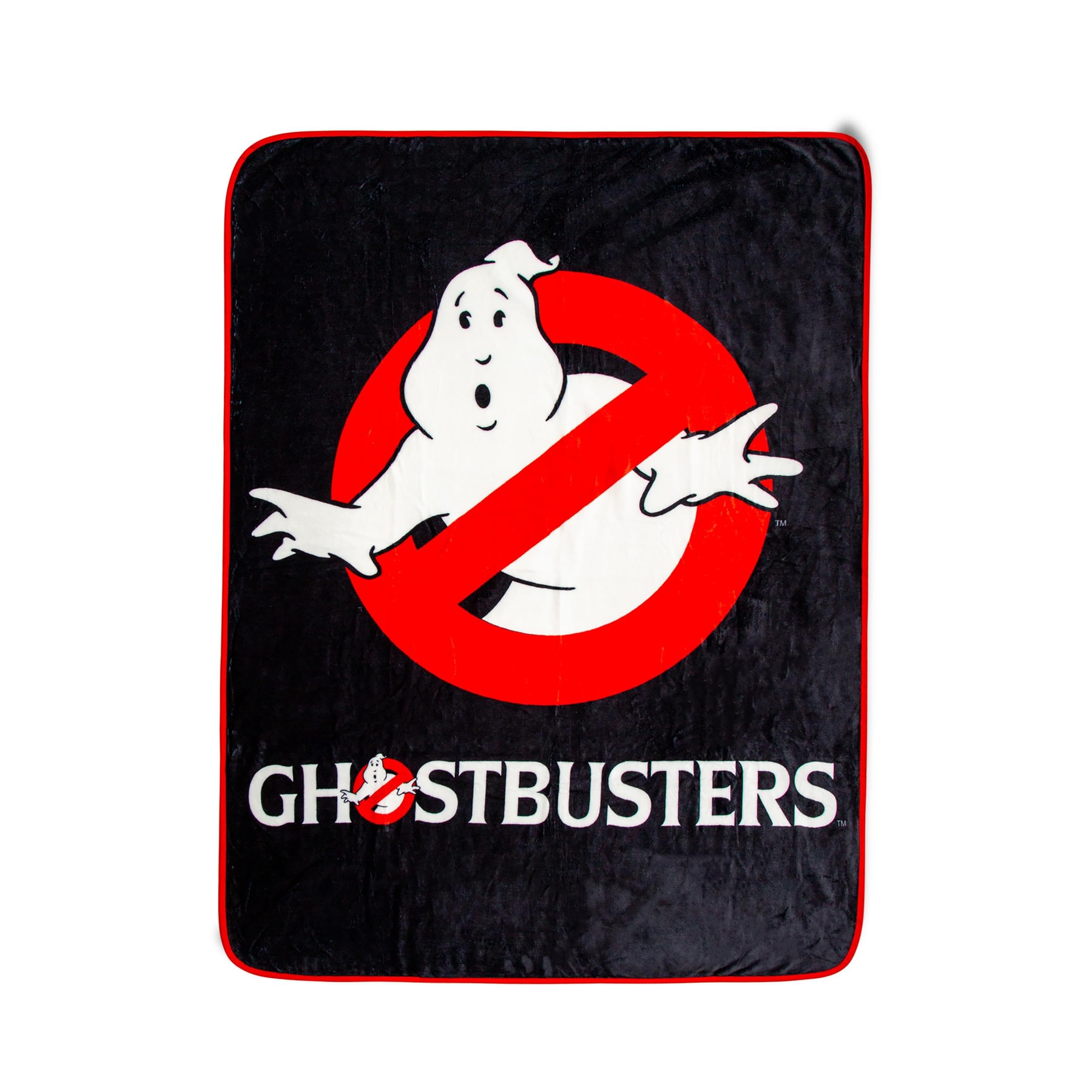 Manta Throw Blanket Silver Buffalo Ghostbusters Com Logotipo 114x152cm