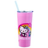 Copo Silver Buffalo Hello Kitty Graffiti Rainbow 650 Ml