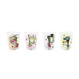 Mini Conjunto De Copos Silver Buffalo Invader Zim Characters