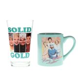 Conjunto De Copos Silver Buffalo The Golden Girls Pint, Copo De Vidro E Caneca De Café De Cerâmica