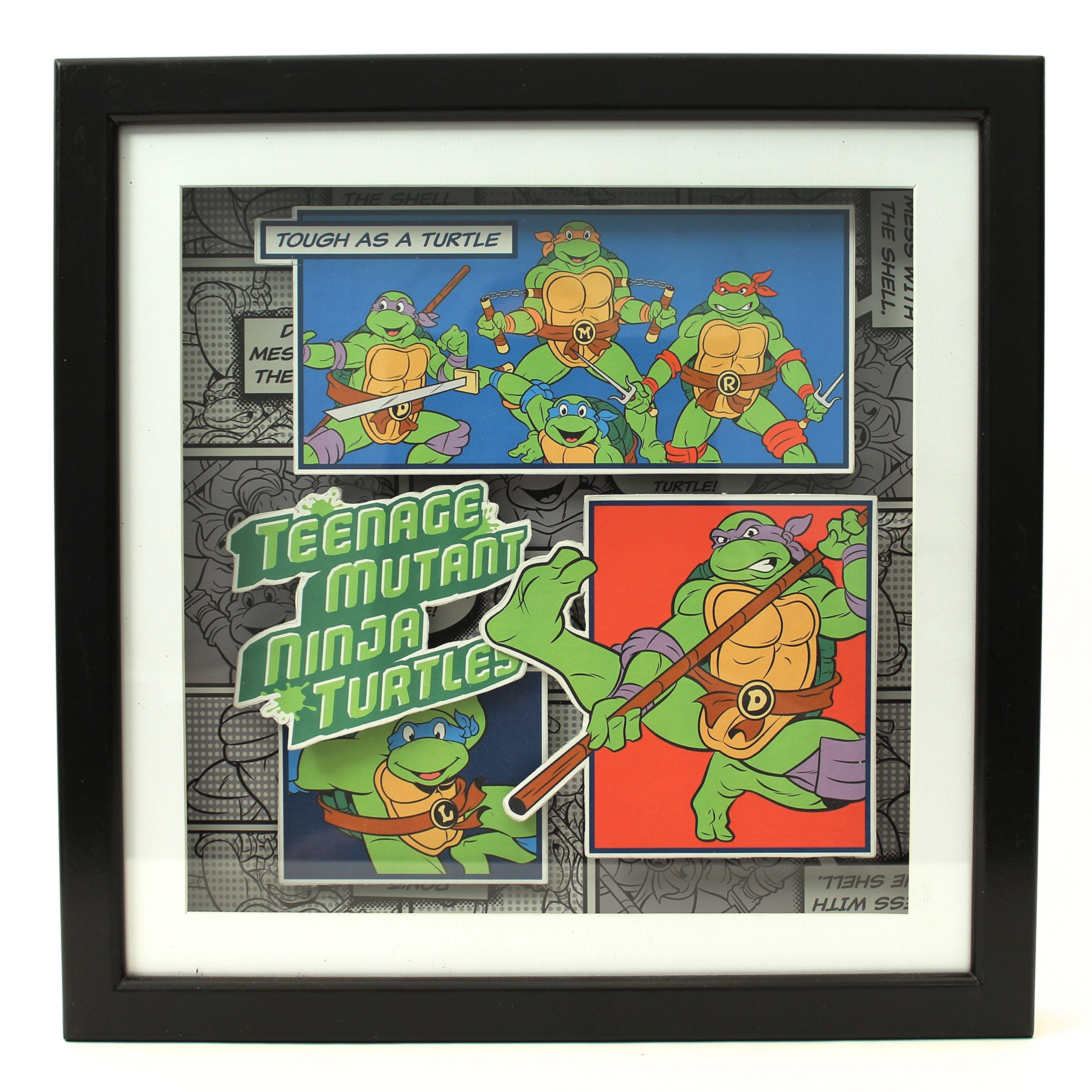 Shadow Box Silver Buffalo Teenage Mutant Ninja Turtles