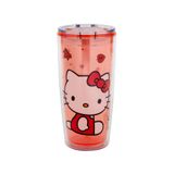 Copo De Viagem Hello Kitty Pumpkin Spice 600 Ml De Plástico
