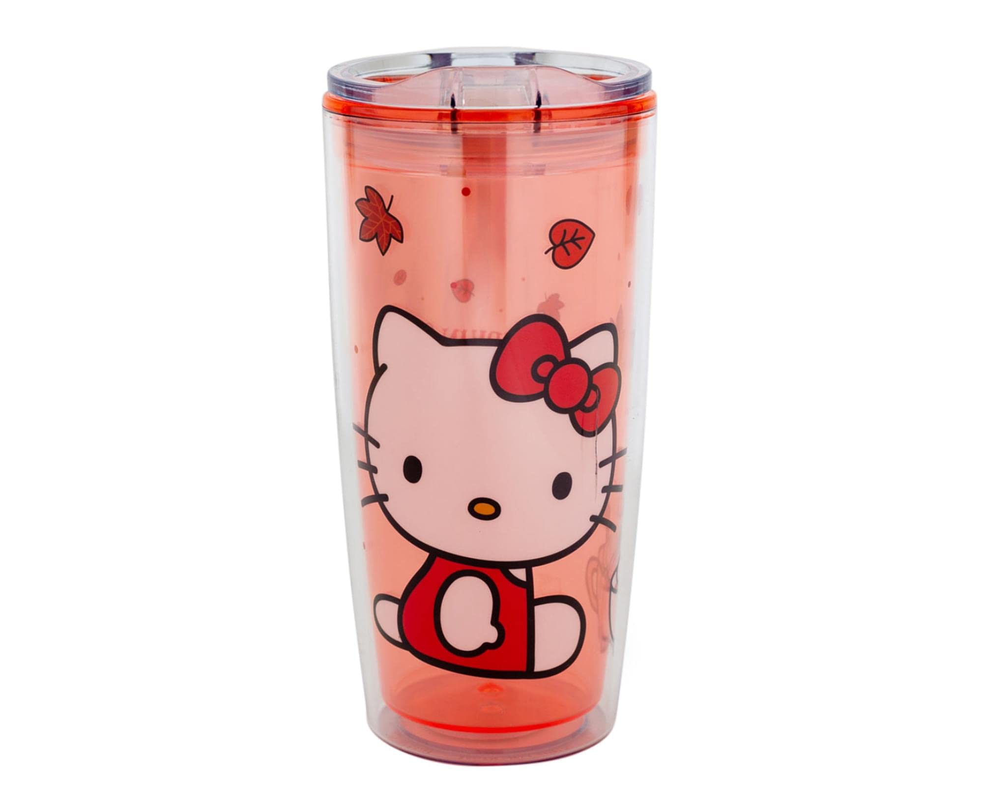 Copo De Viagem Hello Kitty Pumpkin Spice 600 Ml De Plástico