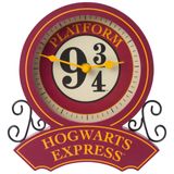Relógio De Parede Silver Buffalo Harry Potter Platform 9 3/4