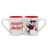 Canecas De Cerâmica Silver Buffalo Disney Mickey Minnie Mouse X2
