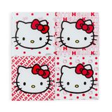 Conjunto De Porta-copos Sanrio Hello Kitty Red Bow Glass X4
