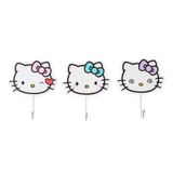 Ganchos De Parede, Cabide De Armazenamento Hello Kitty Pretty Bows