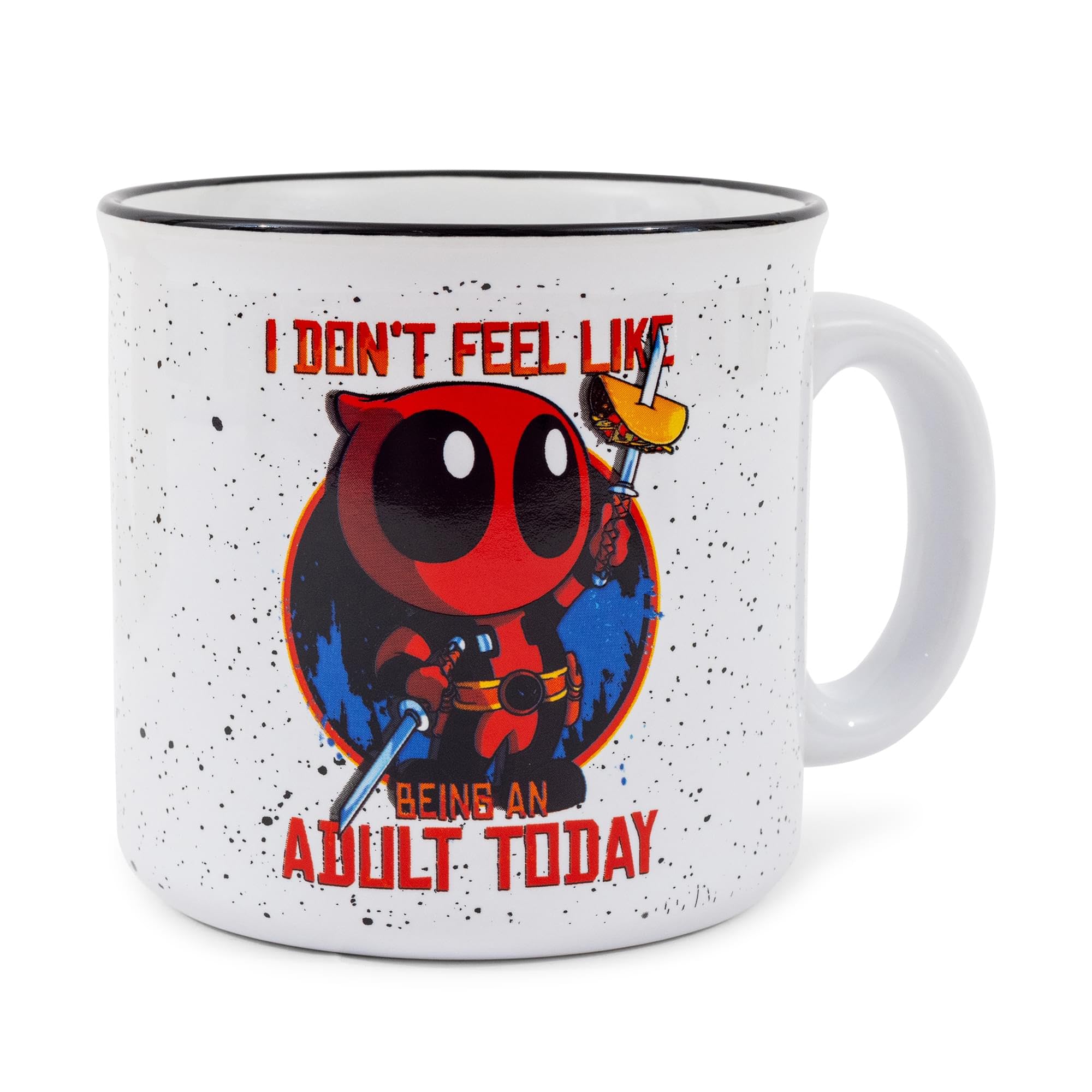 Caneca Camper De Cerâmica Silver Buffalo Marvel Deadpool 600ml